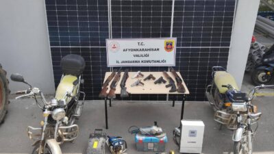Afyonkarahisar İl Jandarma Komutanlığı, Jandarma Dedektifleri (JASAT) tarafından 10 Mayıs