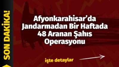 Jandarmadan Suçlulara Geçit Yok Afyonkarahisar İl Jandarma Komutanlığı tarafından aranan