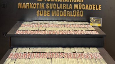 Emniyetten Uyuşturucuya Geçit Yok Afyonkarahisar İl Emniyet Müdürlüğü ekipleri tarafından