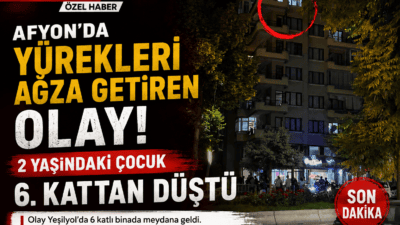 Afyonkarahisar’da Feci Olay: 2 Yaşındaki Çocuk 6. Kattan Düştü Afyonkarahisar'dan Güncel ve doğru haberler için tıklayın AFYONKARAHİSAR – Afyonbasin.com