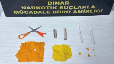 Dinar’da Uyuşturucu Operasyonu: 2 Şüpheli Tutuklandı