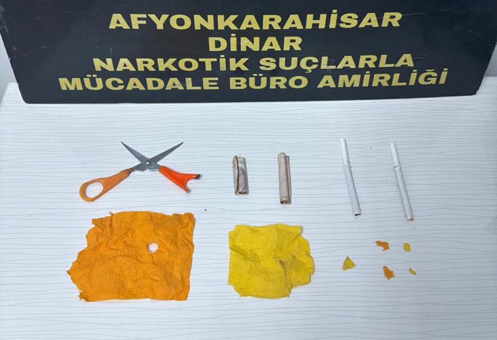 Dinar’da Uyuşturucu Operasyonu: 2 Şüpheli Tutuklandı