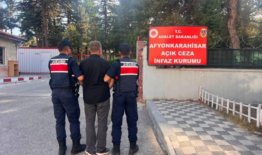 Afyonkarahisar İl Jandarma Komutanlığı ekiplerince 10-16 Ağustos 2026 tarihleri arasında