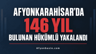https://youtu.be/YehMay8n5AE Afyonkarahisar’da 146 Yıl Hapis Cezası Bulunan Hükümlü Yakalandı Afyonkarahisar