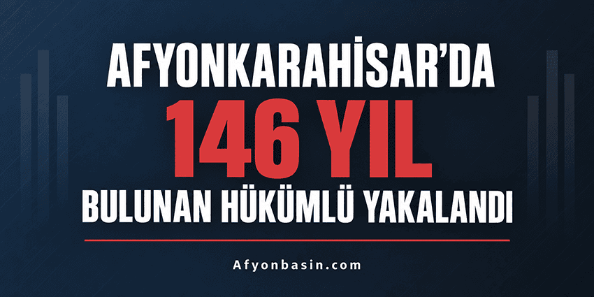 https://youtu.be/YehMay8n5AE Afyonkarahisar’da 146 Yıl Hapis Cezası Bulunan Hükümlü Yakalandı Afyonkarahisar