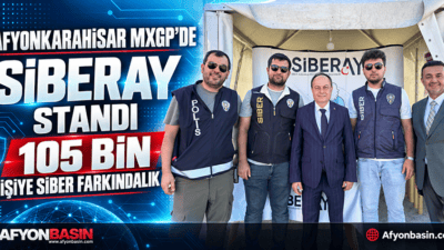 Afyonkarahisar MXGP’de kurulan SİBERAY standında 1.350 kişi bilgi yarışmasına katıldı.