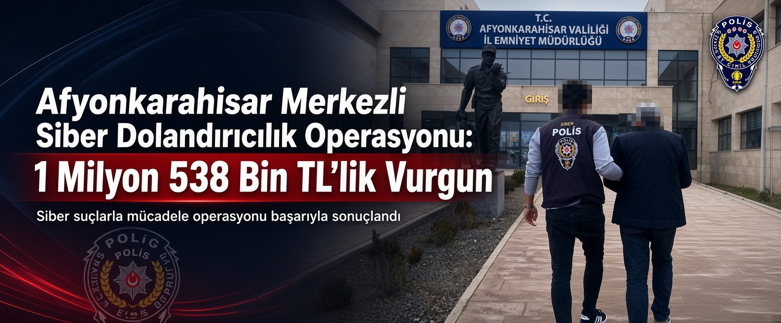 Afyonkarahisar merkezli Bursa operasyonunda, yatırım vaadiyle bir vatandaşı 1 milyon