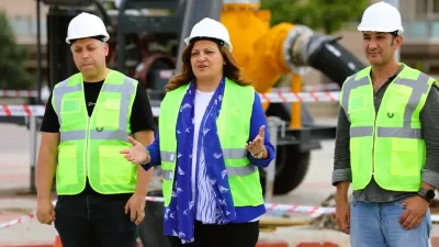 Belediye Başkanı Burcu Köksal, şehrimiz Uydukent bölgesinde yaşanan altyapı sorunu