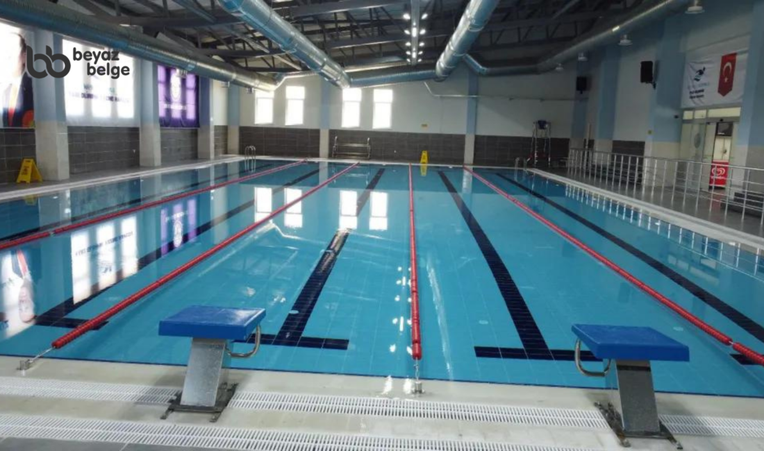 Bu ilçenin ilk kapalı yarı olimpik yüzme havuzu