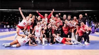 A Milli Kadın Voleybol Takımımız, Paris 2024 Olimpiyat Oyunları çeyrek