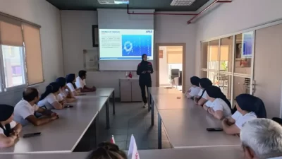 Afyonkarahisar AFAD ekipleri, yangın risklerine karşı bilinçlendirmek amacıyla Üniyurt Öğrenci