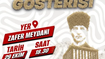 Afyonkarahisar Belediyesi, 29 Ekim Cumhuriyet Bayramı’nı Zafer Meydanı’nda eşsiz bir
