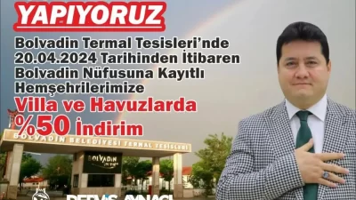Bolvadin Belediye Başkanı Derviş Aynacı, seçim döneminde verdiği vaatlerden biri