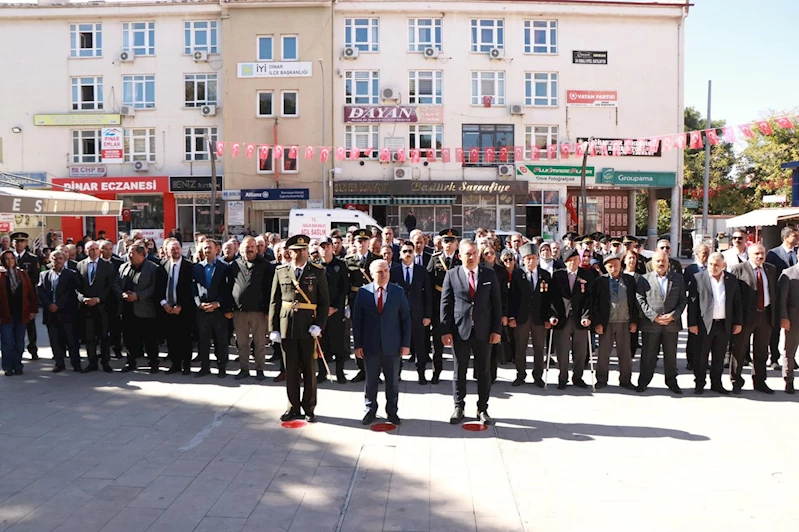 101. Yılında Cumhuriyet Coşkusu Dinar’da Başladı