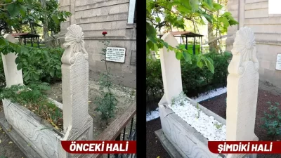 Afyonkarahisar Belediyesi, kentin tarihine damga vurmuş önemli şahsiyetlerin mezarlarını restore