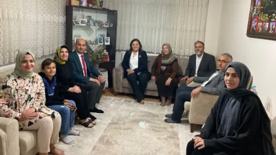 Belediye Başkanı olarak ilk ziyaretini Şehit ailesine gerçekleştiren Başkan Köksal,