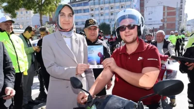   Kask Farkındalığı İçin Etkinlik Düzenlendi Afyonkarahisar Valisi Doç. Dr.
