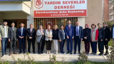 Yağcı, bu ziyaret sırasında Dernek Başkanı Necla Can ve yönetim