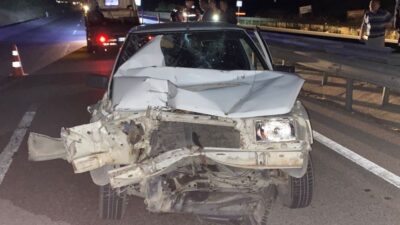 Dün gece saatlerinde Sandıklı – Dinar karayolu Çobansaray Köyü mevkiinde,