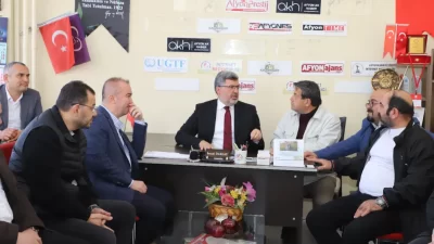 Bu kritik ziyarette, Afyonkarahisar’ın geleceğine dair projeler ele alındı.  Heyet,