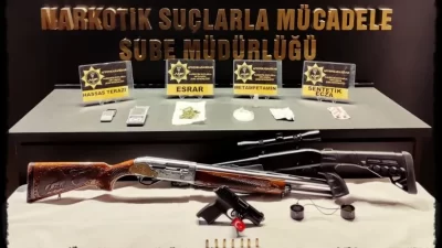 Afyonkarahisar Emniyet Müdürlüğü, Narkotik Suçlarla Mücadele Şube Müdürlüğü tarafından gerçekleştirilen