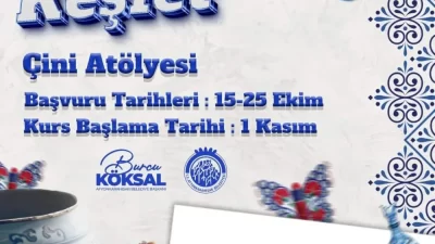   Afyonkarahisar Belediyesi, sanata meraklı vatandaşlar için yeni bir fırsat