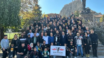    Afyonkarahisar, Cumhuriyet’in 101. yılını 101 motorla yapılan sürüş etkinliğiyle