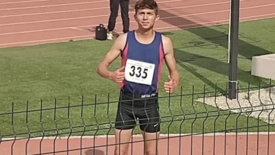 Afyonkarahisarlı Mert Selek, Atletizm Türkiye Şampiyonasında ikinci olarak Balkan Şampiyonası