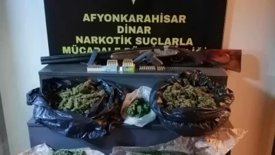 Sandıklı’da Operasyon Afyonkarahisar Emniyet Müdürlüğü ekipleri, uyuşturucu madde imalatı ve