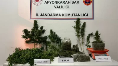 Afyonkarahisar’ın Bolvadin İlçesi’ne bağlı Hamidiye Köyü’nde, uyuşturucu madde imalatı ve