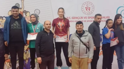 Ordu’da düzenlenen Okul Sporları Genç Kızlar 50 Kilo Sol Kol