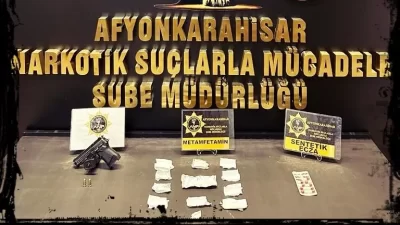 Afyonkarahisar Emniyet Müdürlüğü, Narkotik Suçlarla Mücadele Şube Müdürlüğü tarafından gerçekleştirilen