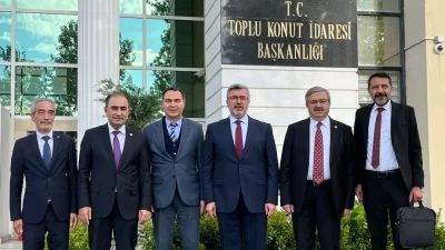 AK Partili Belediye başkanları ve esnaf oda başkanlarının da hazır