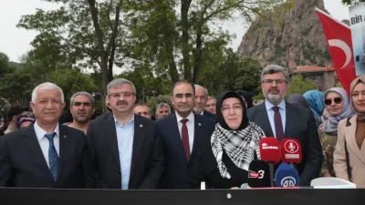 AK Parti Afyonkarahisar İl Kadın Kolları Başkanlığı tarafından Filistin’deki İsrail