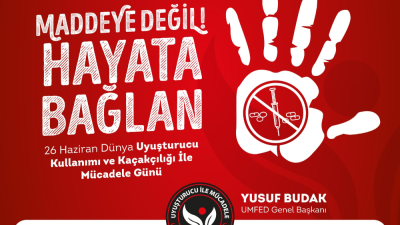 Genel Başkan Budak uyuşturucunun zararları hakkında farkındalığımızı arttırmamızın,toplum olarak bilgili