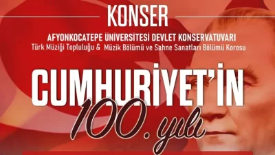 Afyon Kocatepe Üniversitesi, Cumhuriyetin ilanının 100. yılı kapsamında unutulmaz bir