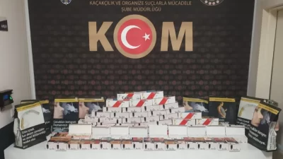 Kaçakçılık ve Organize Suçlarla Mücadele Şube Müdürlüğü ekipleri tarafından yapılan