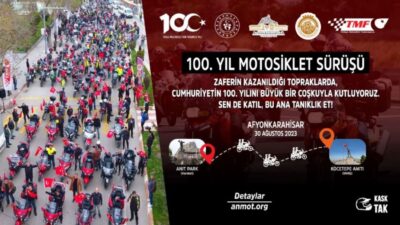 Cumhuriyetin kuruluşunun 100. yıl dönümü Afyonkarahisar’da büyük bir coşkuyla kutlanacak.