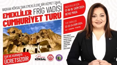 Afyonkarahisar Belediye Başkanı Burcu Köksal, emeklilere özel bir etkinlik düzenleyerek